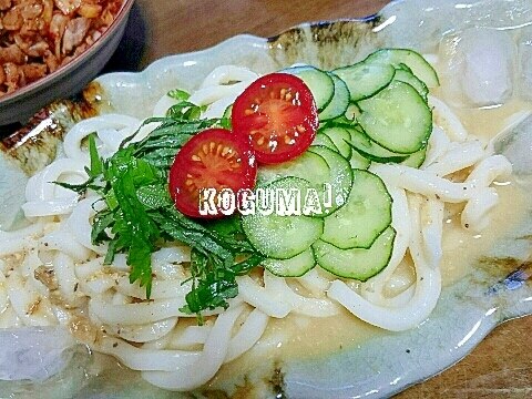 栄養満点！さわやか冷や汁うどん